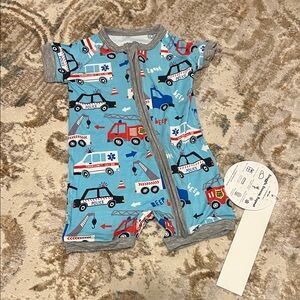 Little Sleepies First Responders Shorty Zippy